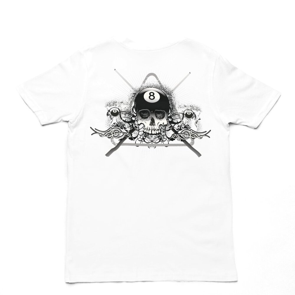 Deadly Break Skull 8 Ball Tee